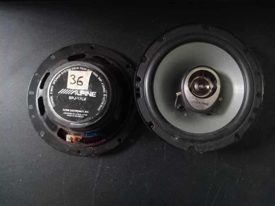 Alpine Car Speaker Set, Audio, Soundbars, Speakers & Amplifiers on