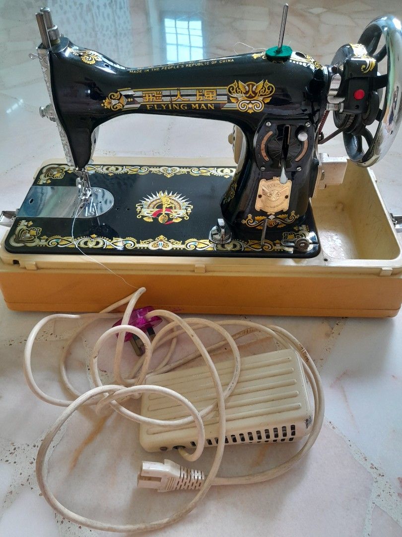Antique sewing machine, Everything Else on Carousell