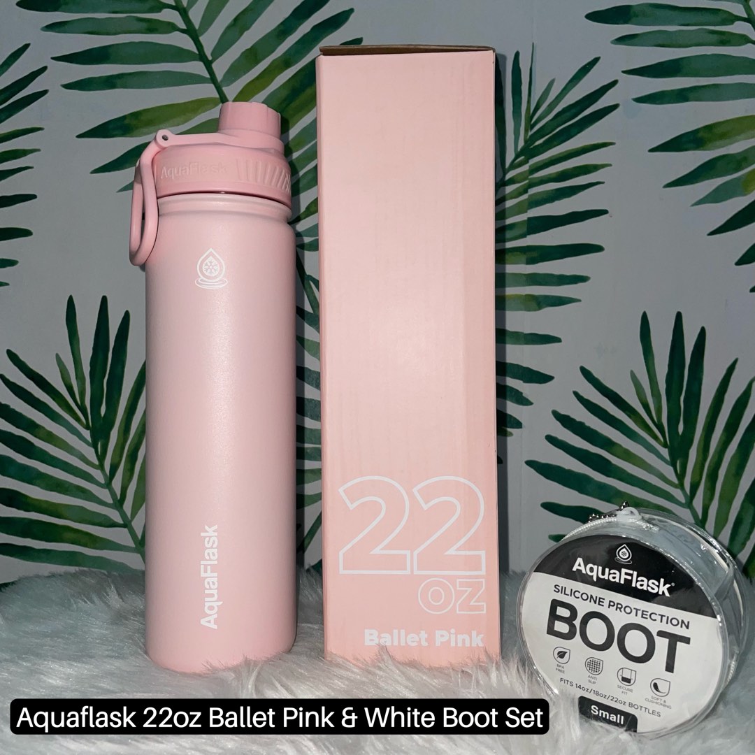 Aquaflask 22oz Ballet Pink, Furniture & Home Living, Kitchenware