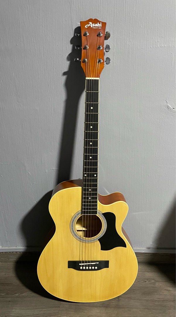 Asahi AS40C Acoustic Guitar (40 inch), Hobbies & Toys, Music & Media
