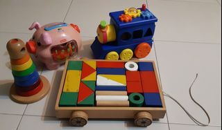 babies toys from Ikea, fisherprice