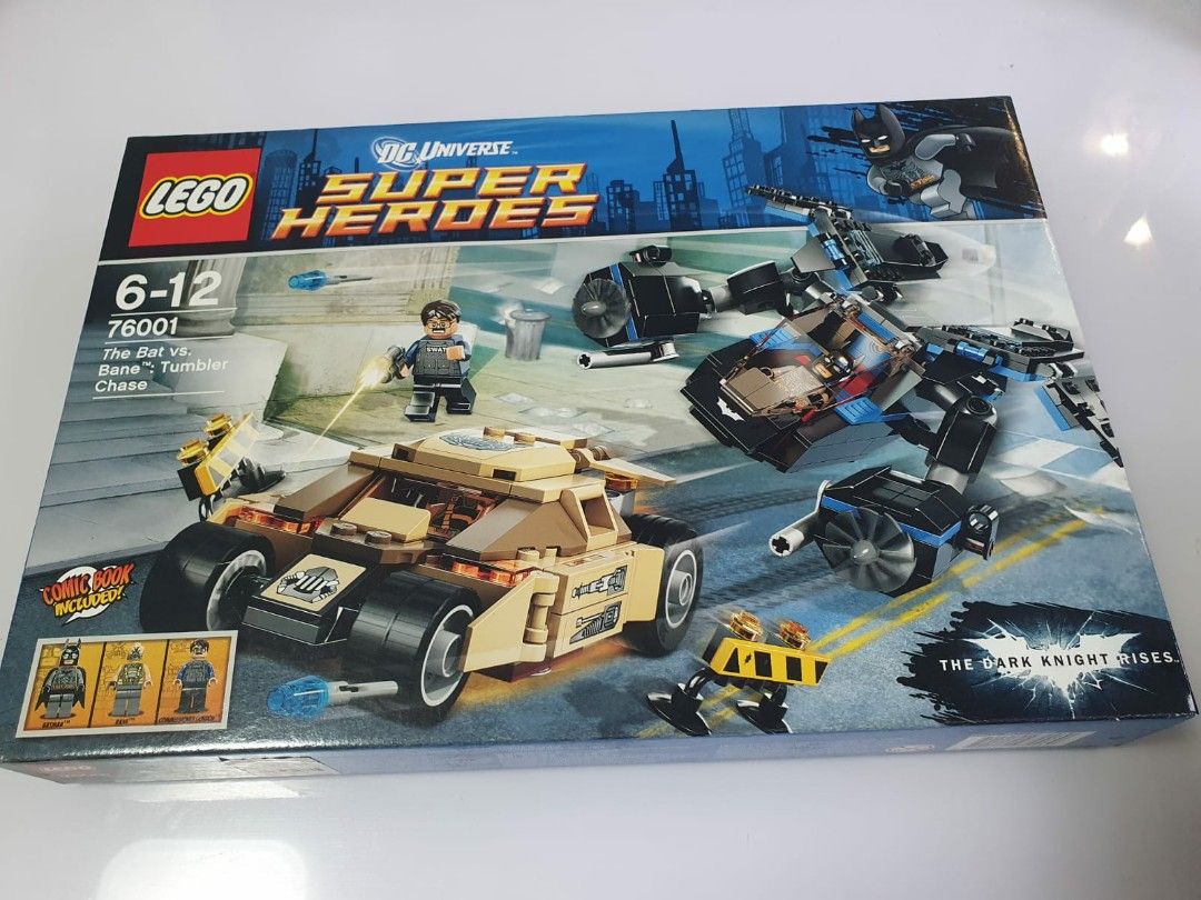 Batman Lego 76001 Set - The Bat vs Bane Tumbler Chase, Hobbies & Toys ...