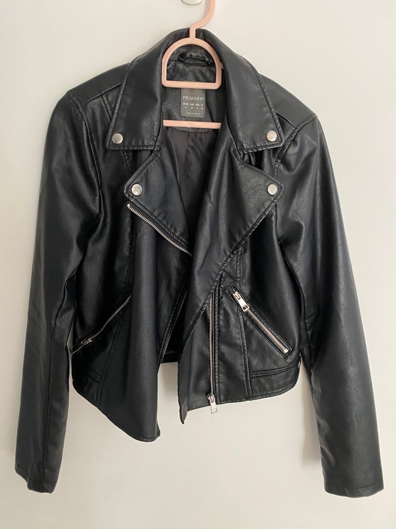 BNWOT primark leather jacket, Women's Fashion, Coats, Jackets and ...