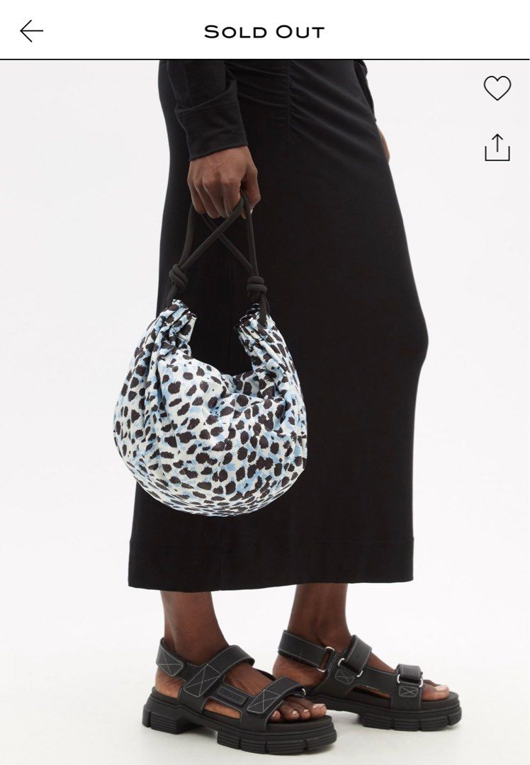 Ganni nylon bag top