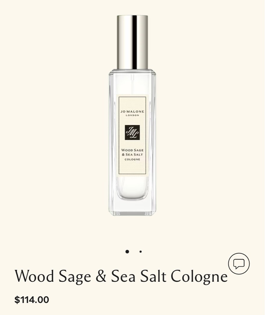 Brand New Jo Malone Sea Salt and Wood Sage cologne 30ml, Beauty
