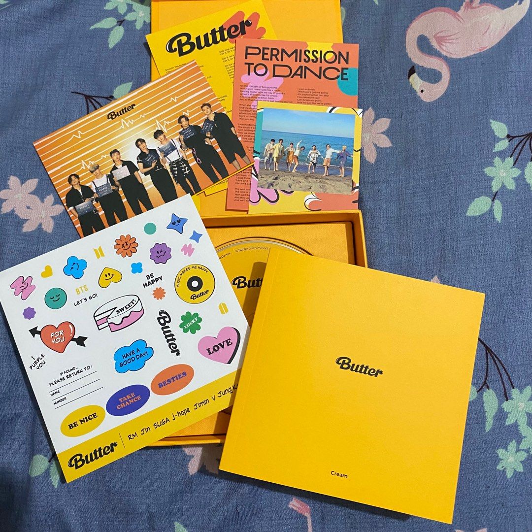 BTS BUTTER CD ALBUM CREAM UNSEALED, Hobbies & Toys, Memorabilia