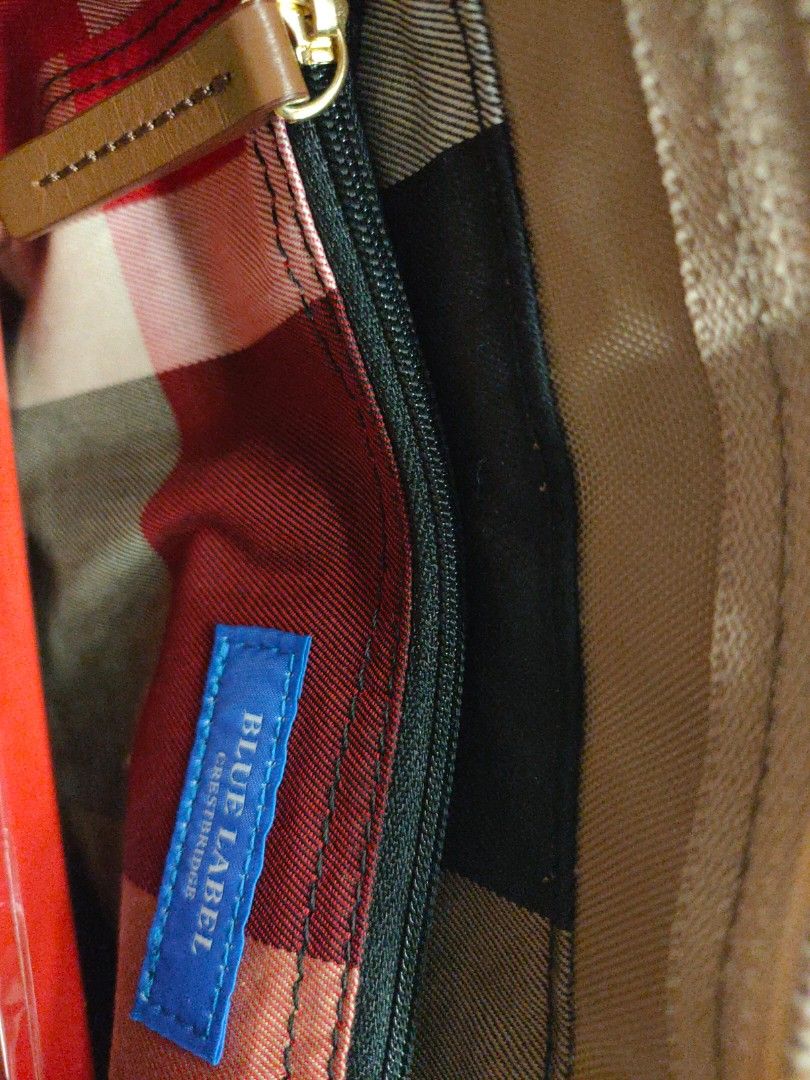 Burberry Blue Label Crest bridge Bag, Luxury, Bags & Wallets on Carousell