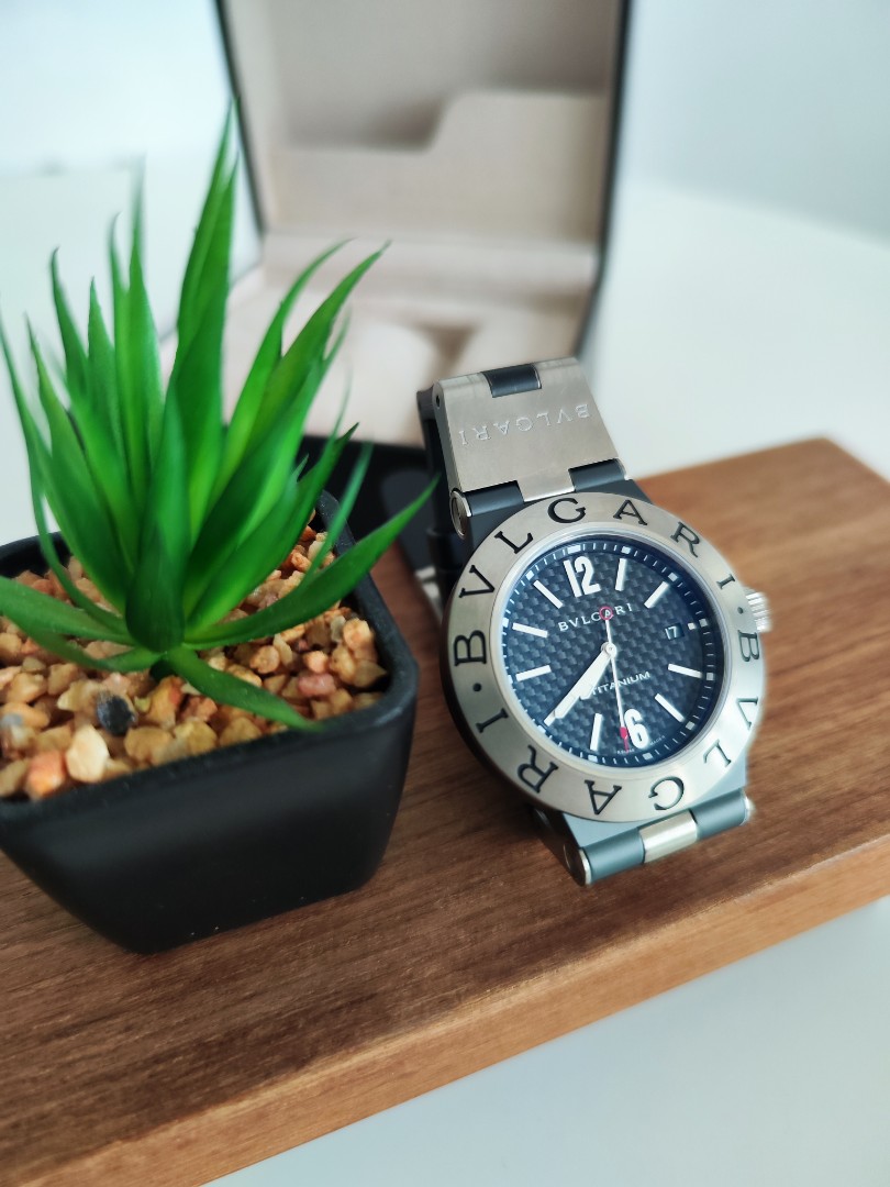 Bvlgari Diagono Titanium Watch Luxury Watches on Carousell