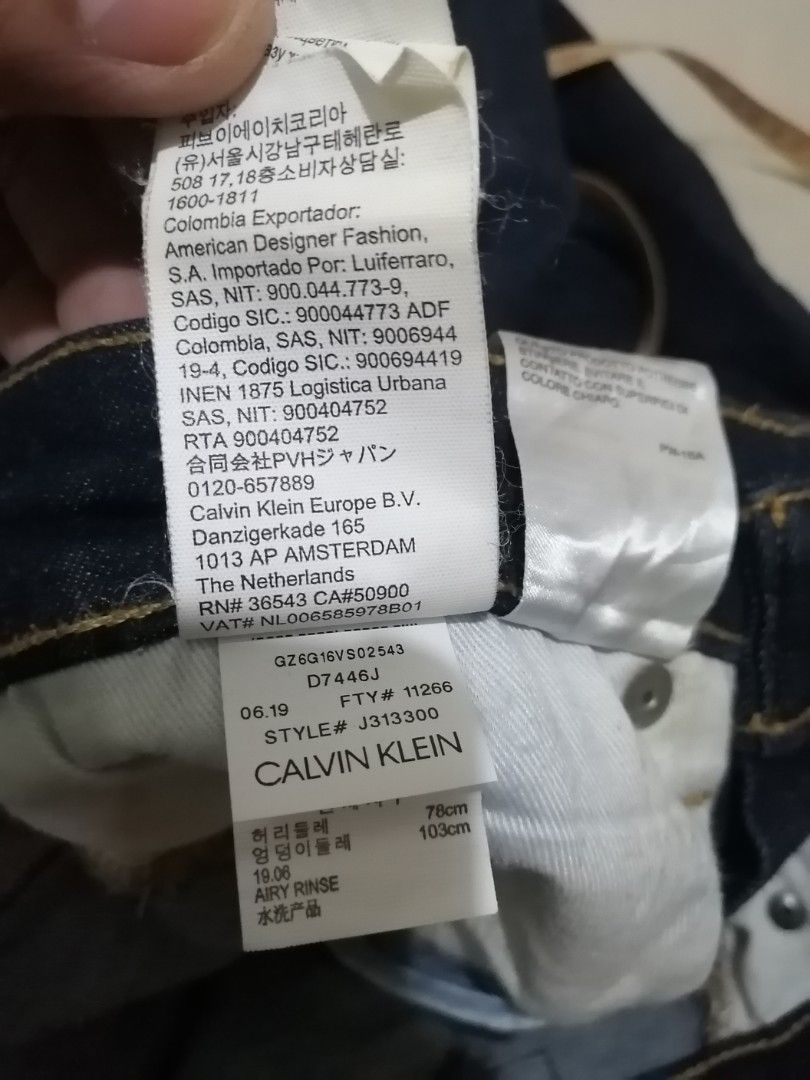 Calvin klein jeans, Men's Fashion, Bottoms, Jeans on Carousell