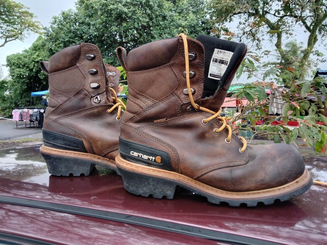 Carhartt logger boots hot sale