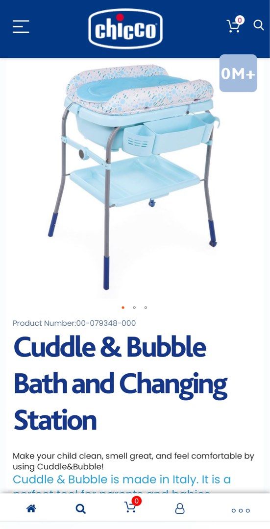Chicco changing and bath station + Angelcare bath support, 兒童＆孕婦用品, 兒童傢
