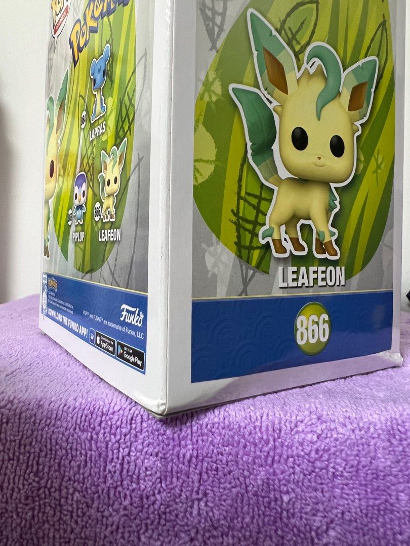 Funko Pop Games Pokémon Leafeon 866 Evolução Eevee Original