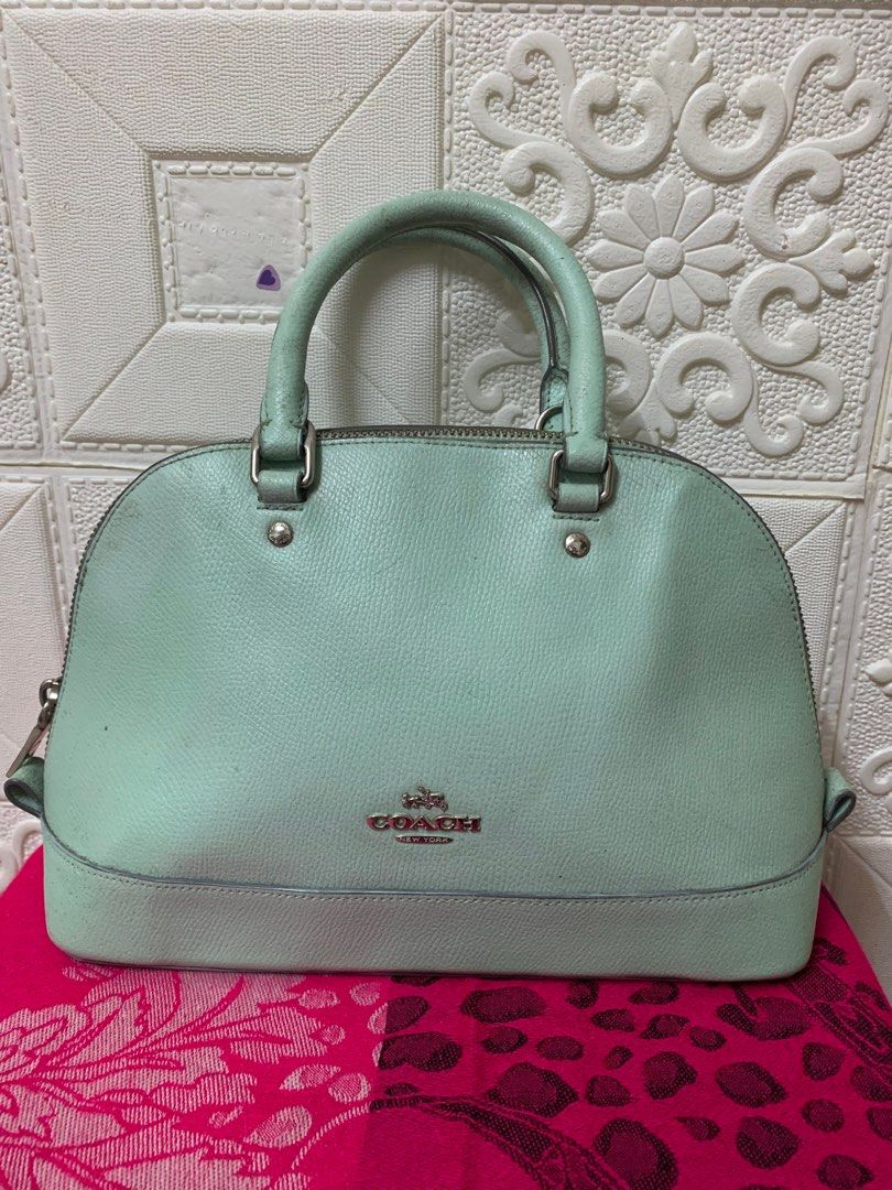 Coach mint green bag online