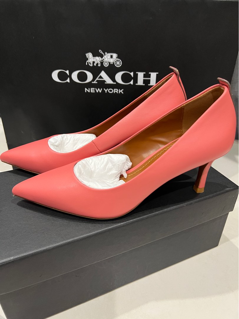 Coach kitten heel new arrivals pumps