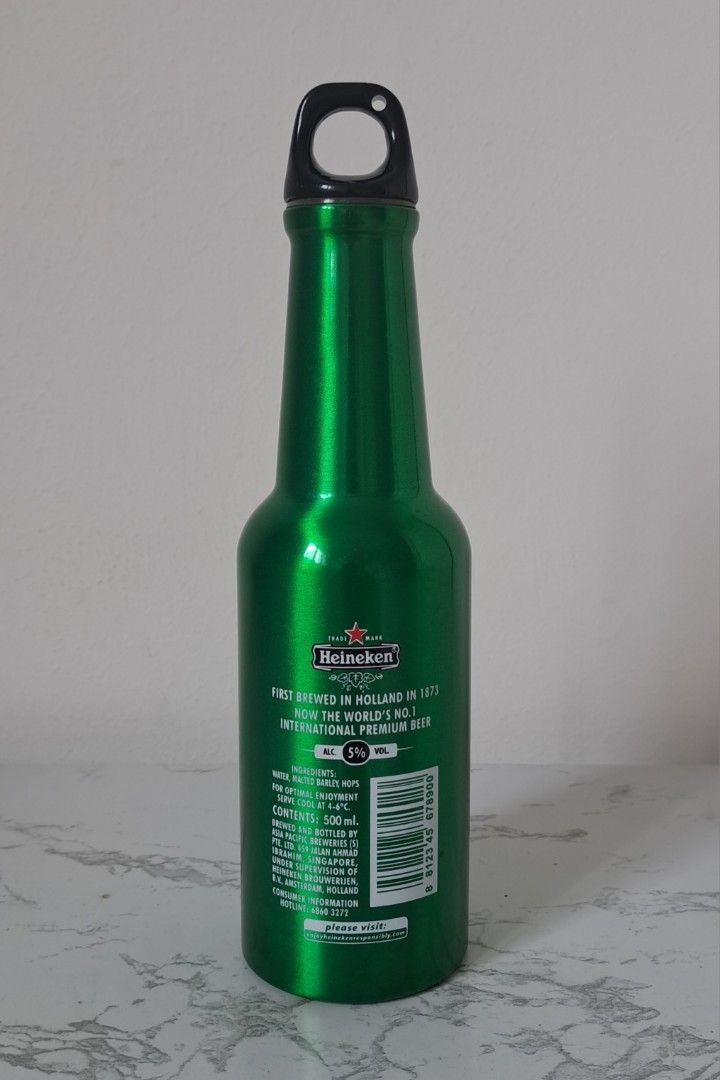 Heineken Aluminium Water Bottle Collection, Hobbies & Toys, Memorabilia