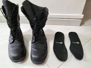 Combat boots n soles