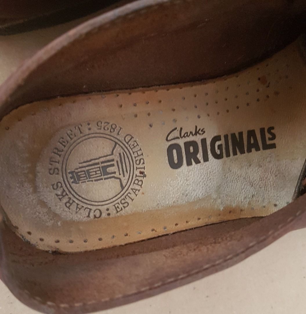 Comfortable Clarks Designer Boat Shoes Loafers Moccasin Versatile Sneakers England Leather Footwear Original Clarks US 7.5 UK 7 Euro 41