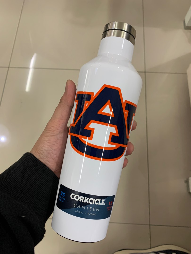 Corkcicle Canteen 16oz Auburn University, Kitchen & Appliances di Carousell