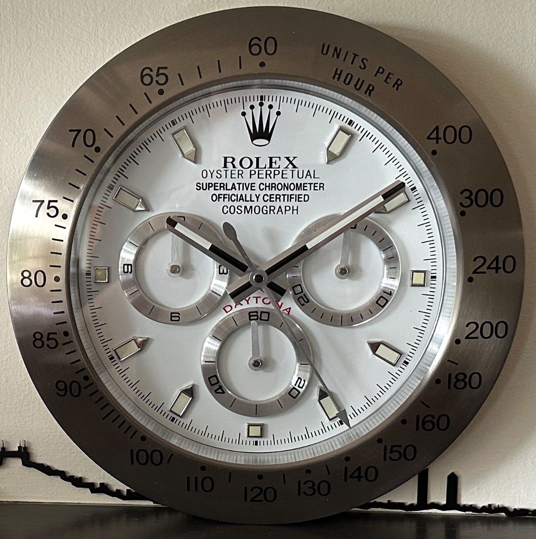 Real rolex wall clock store