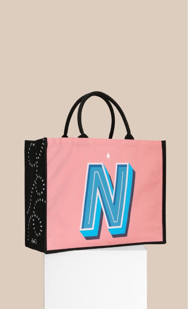 DUCK ALPHABET TOTE BAG