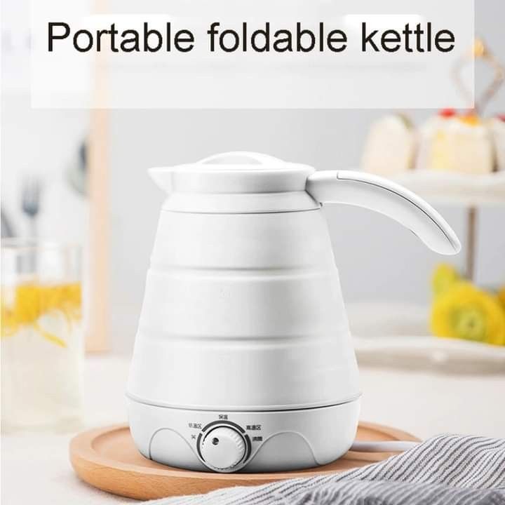 Electric Kettle 600ml Mini Foldable Collapsible Electric Kettle, TV