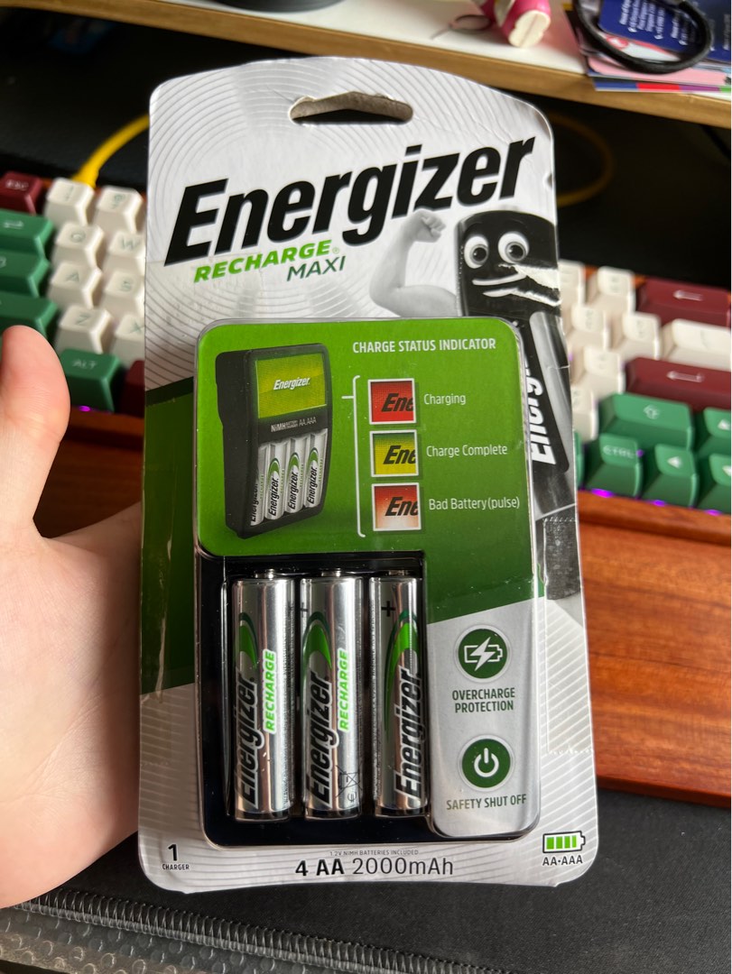 ENERGIZER RECHARGE MAXI BATTERIES CHARGER, Photography, Photography