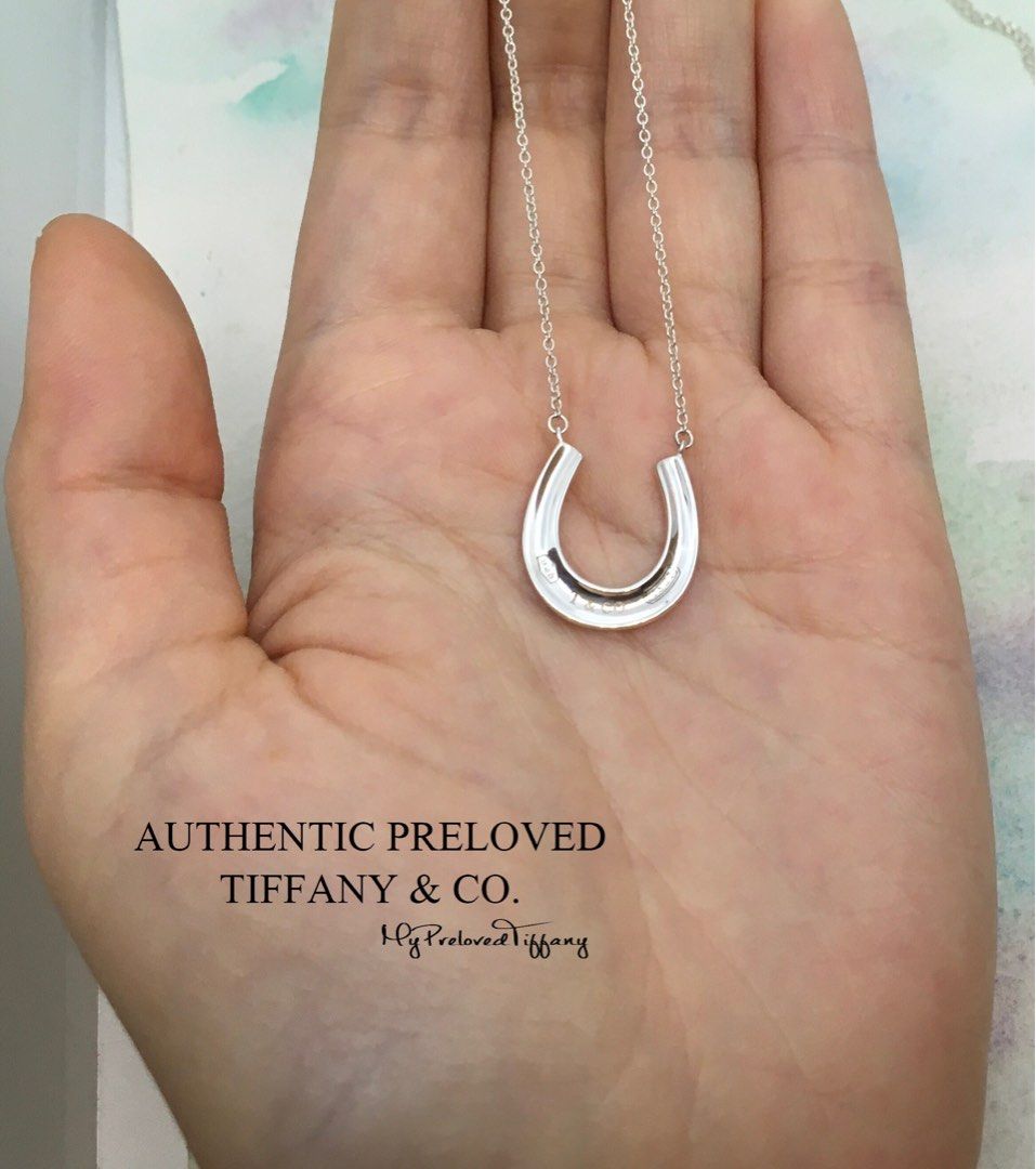Tiffany and co horseshoe necklace top
