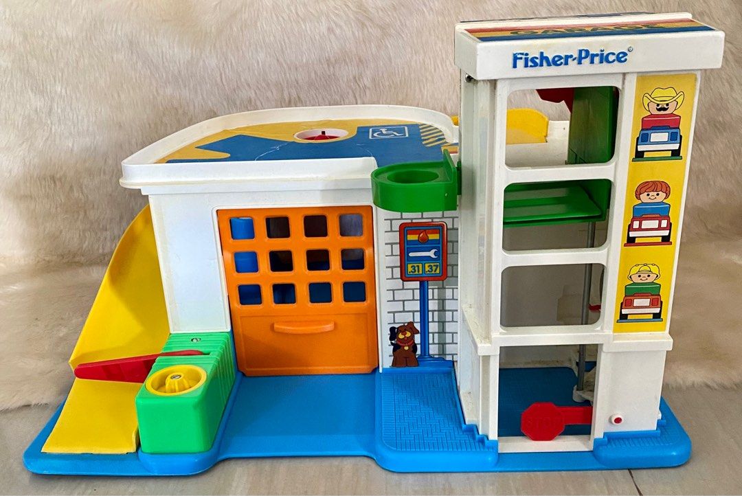 Fisher price garage 1990 sale