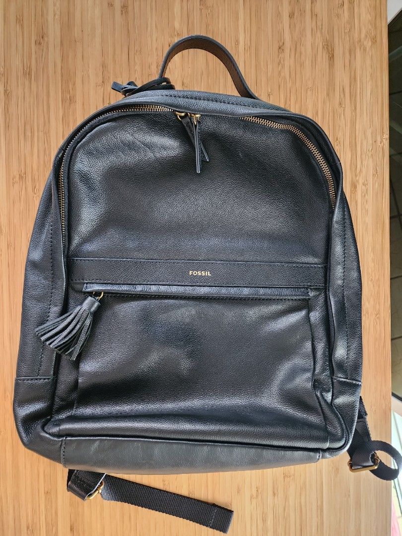 Fossil genuine leather laptop bag, Computers & Tech, Parts