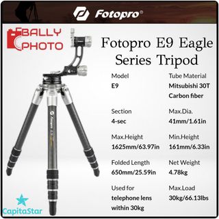 TRIPOD COLLECTIONS - MANFROTTO / FOTOPRO / ZEAPON /  PEAK DESIGN  / CAVIX / BENDRO / TRIDENT / YUNTENG DOLLY  Collection item 2