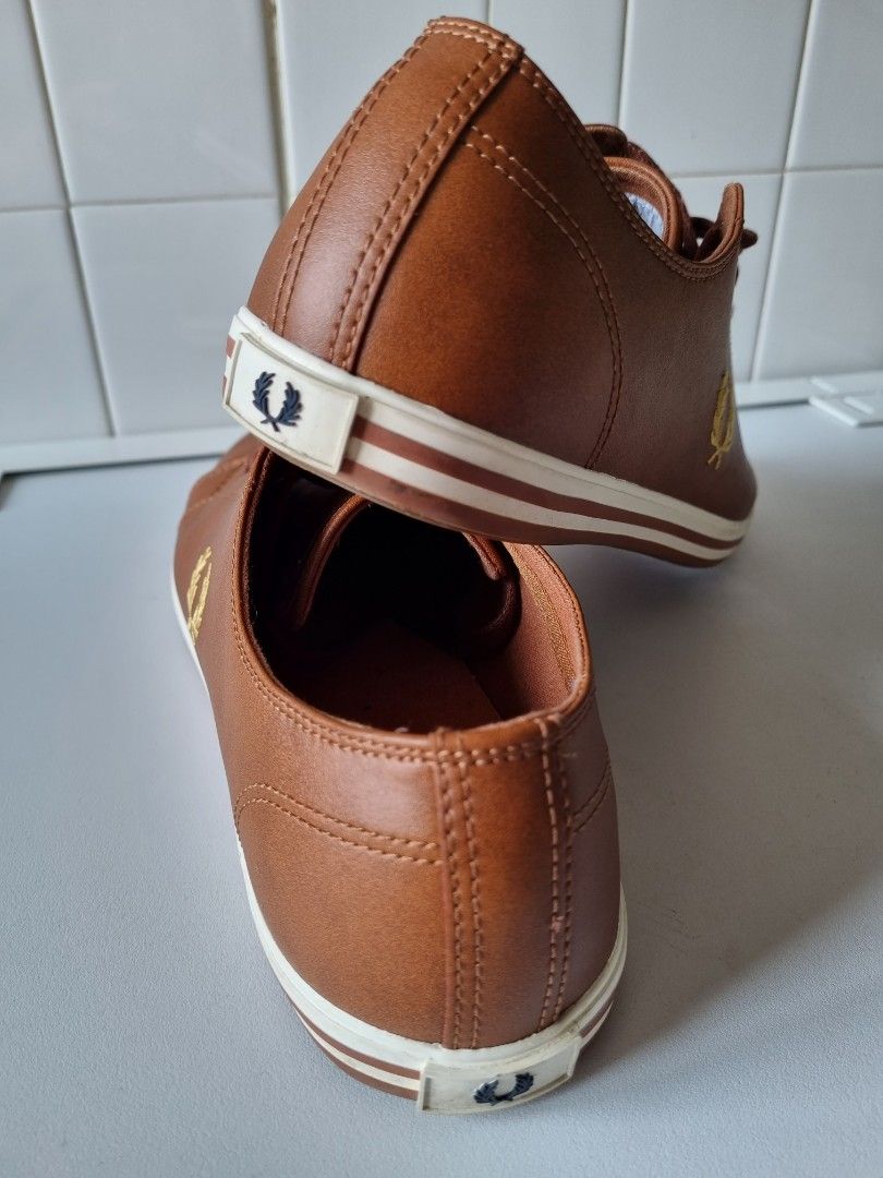 Fred perry kingston leather trainers outlet