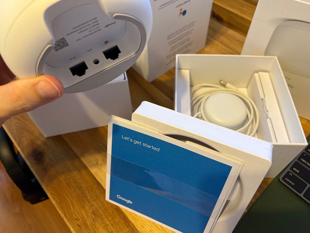 Google Nest Wifi pack Router + Addon Point, Computers & Tech, Parts