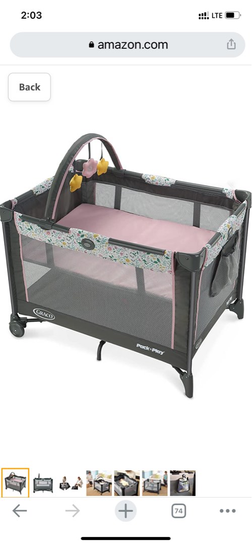 Graco 網床 pack n play (playpen & baby cot), 兒童＆孕婦用品, 兒童傢具, 兒童傢具 嬰兒床