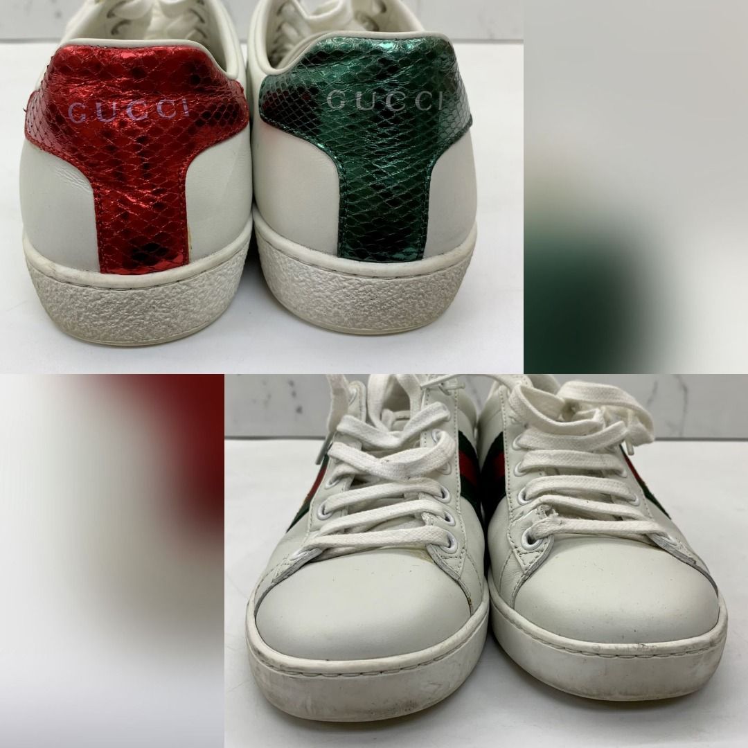 Gucci ace cheap sneakers peeling