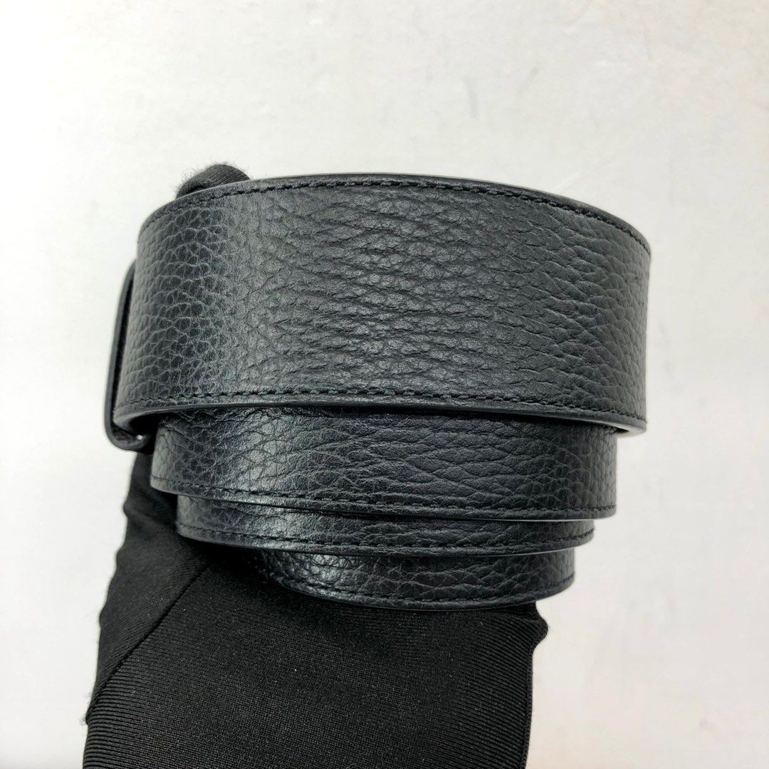 DISCOUNTED GUCCI 449715 REVERSIBLE BLACK MENS BELT 227037492