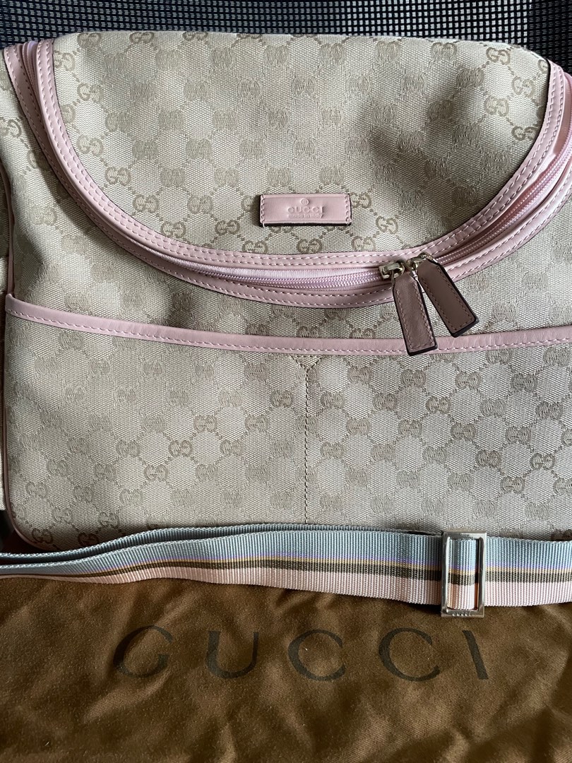 Gucci changing sales bag pink