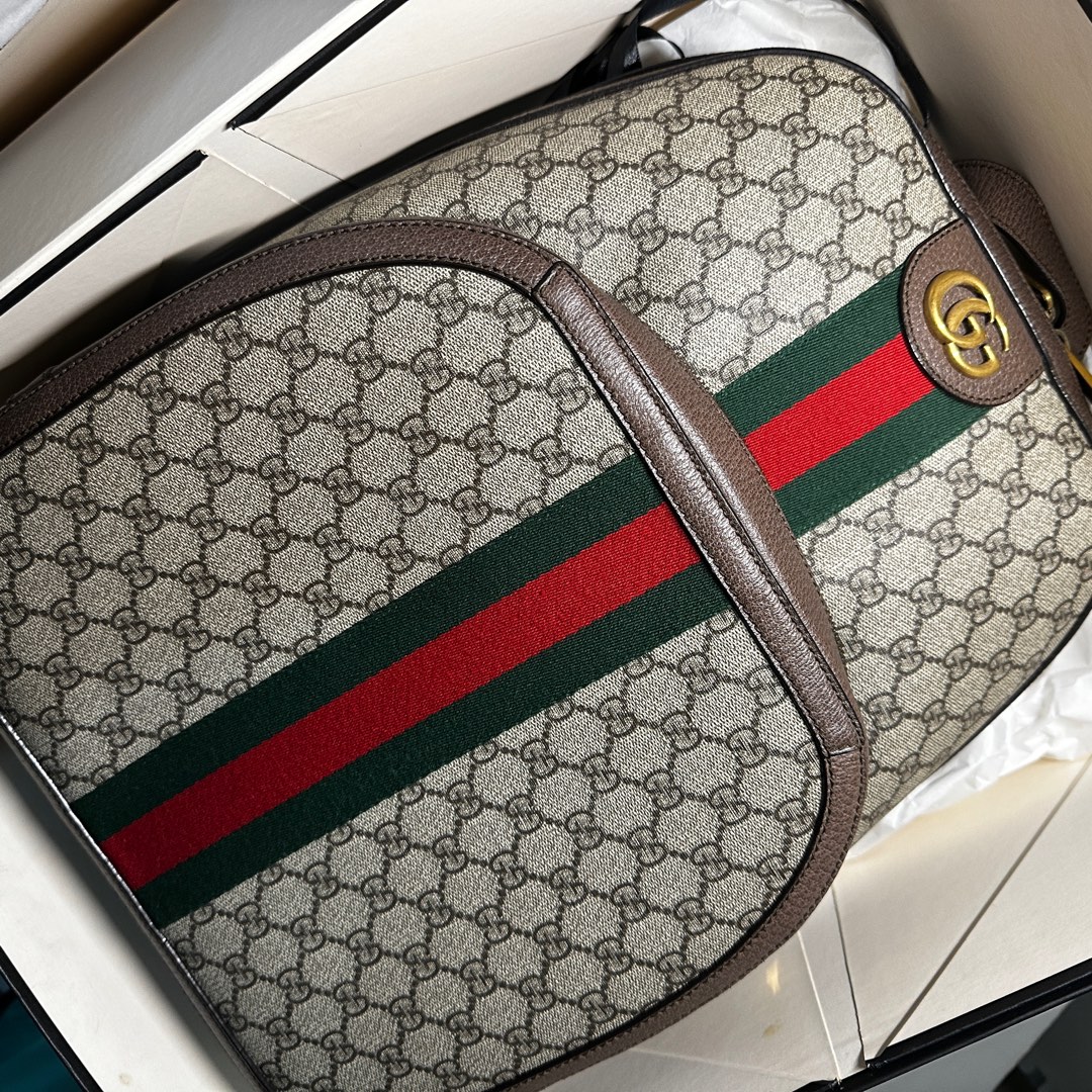 Gucci Ophidia GG Marmont Medium Backpack, Luxury, Bags & Wallets on ...