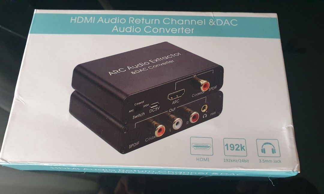 HDMI Audio Return Channel & DAC Audio Converter, Audio, Other Audio ...