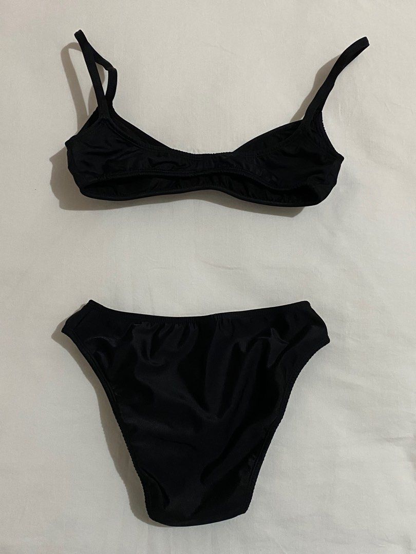 HELEN PIECE Black Bikini Set (XS), Women's Fashion, Swimwear, Bikinis ...
