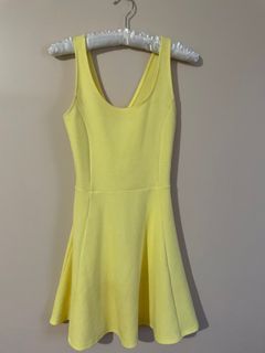 HNM Light yellow dress