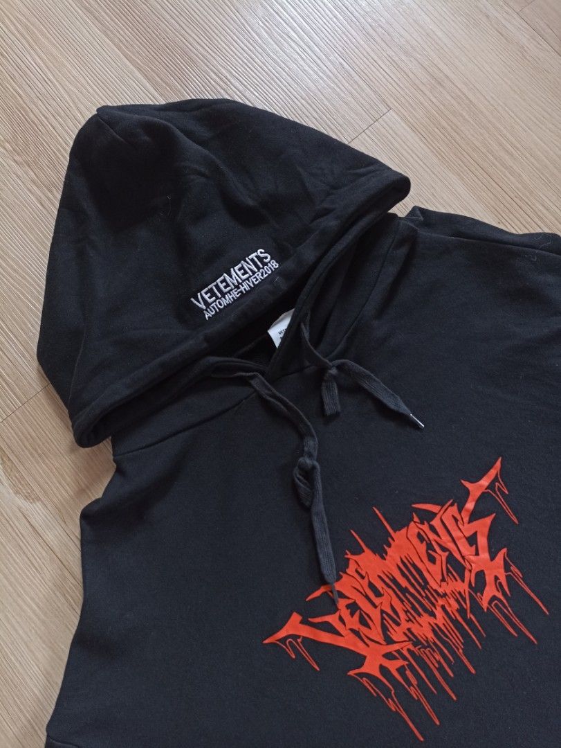 Hoodie vetements Fall Winter 2018 Fesyen Pria Pakaian Atasan