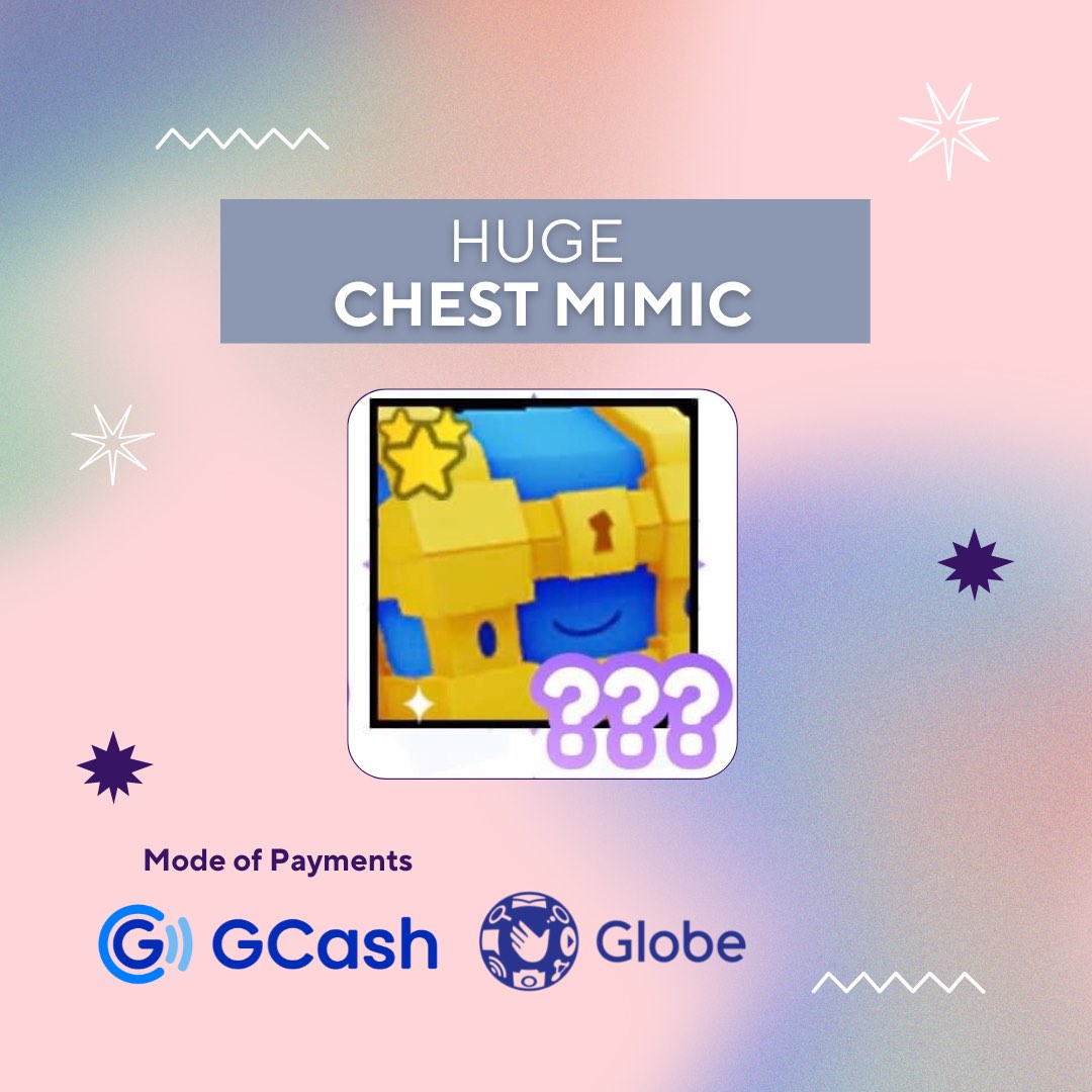 Huge Chest Mimic Pet Simulator X, Hobbies & Toys, Toys & Games on