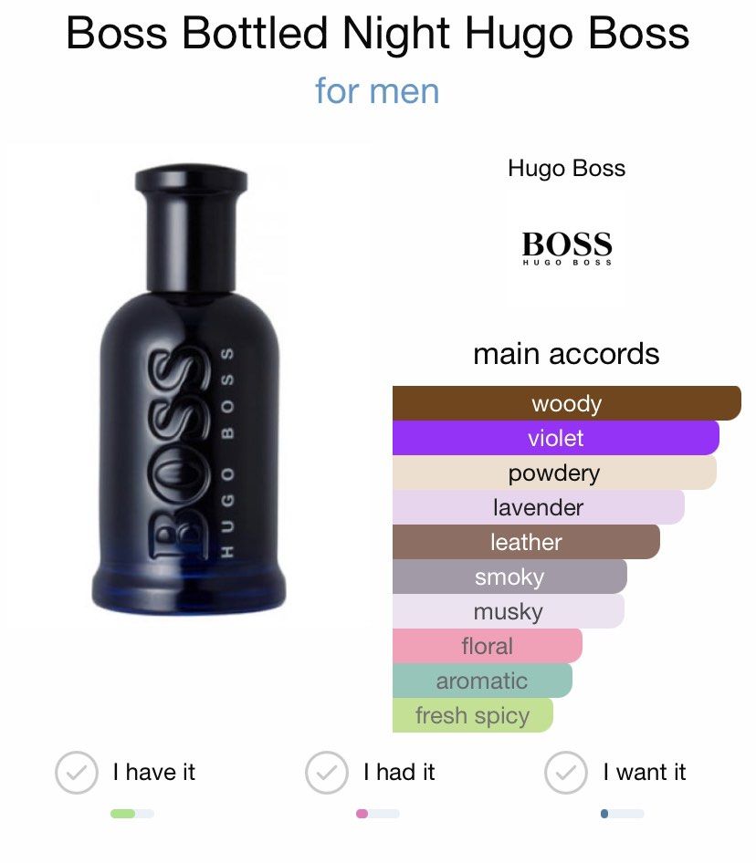 Hugo boss night new arrivals edt