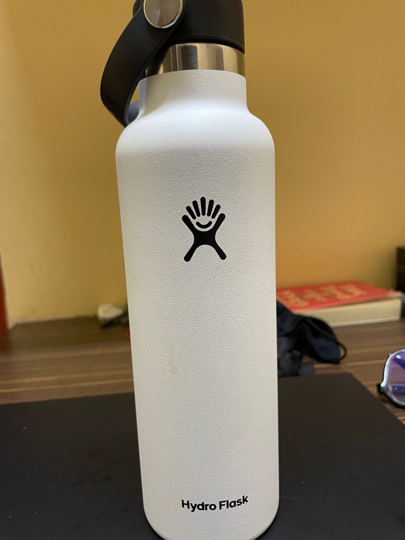 Hydro Flask Standard Flex Straw Cap White 21oz 621 ml Furniture