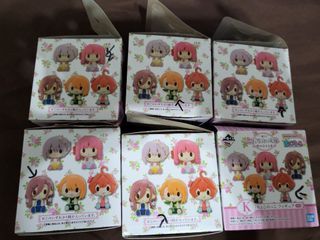 Ichiban Kuji - Quintessential Quintuplets A Moment of Dream Prize K Mini Figures (Nino, Miku, Yotsuba, Itsuki)