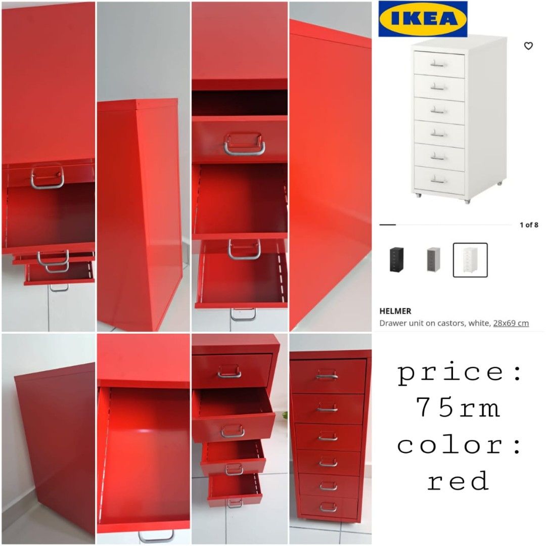 IKEA drawers, Furniture & Home Living, Furniture, Shelves,