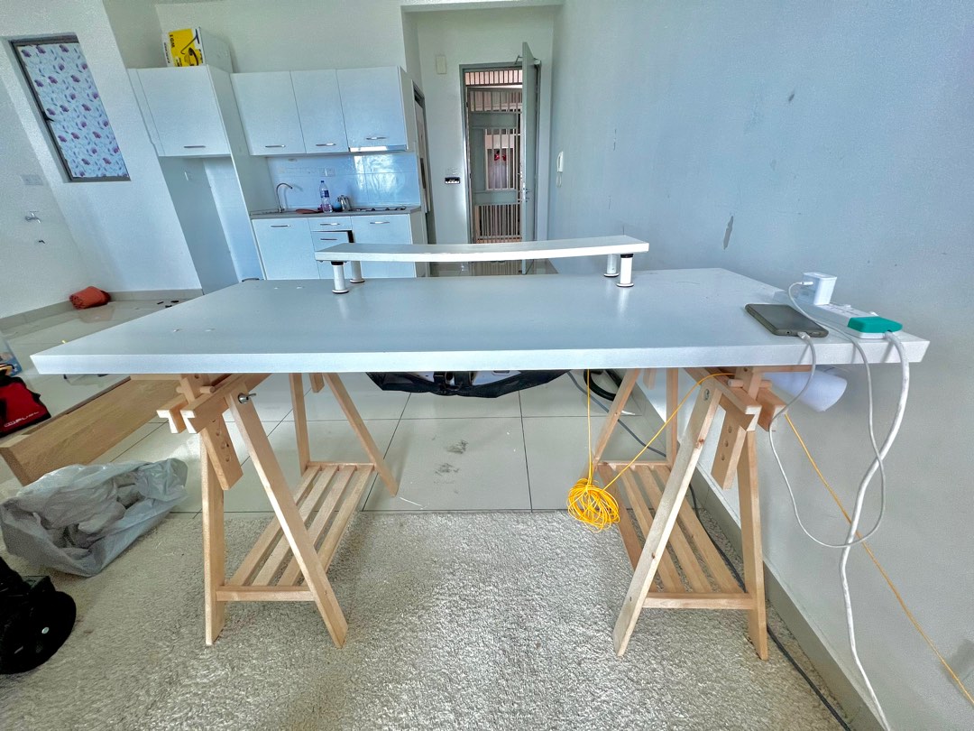 Ikea drafting table sales with lightbox
