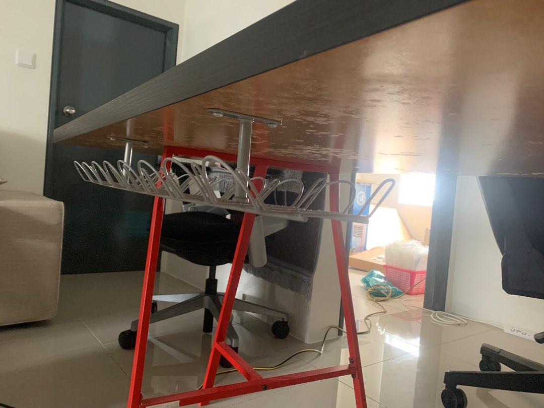 IKEA LINNMON & LERBERG (Study table / Gaming table), Furniture & Home