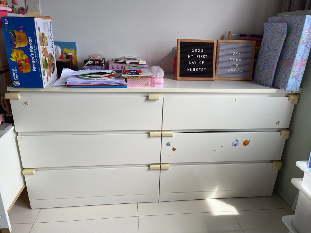 IKEA Malm Drawers, Furniture & Home Living, Furniture, Shelves