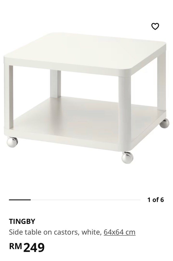 Ikea Tingby side table 2 sizes, Furniture & Home Living, Furniture